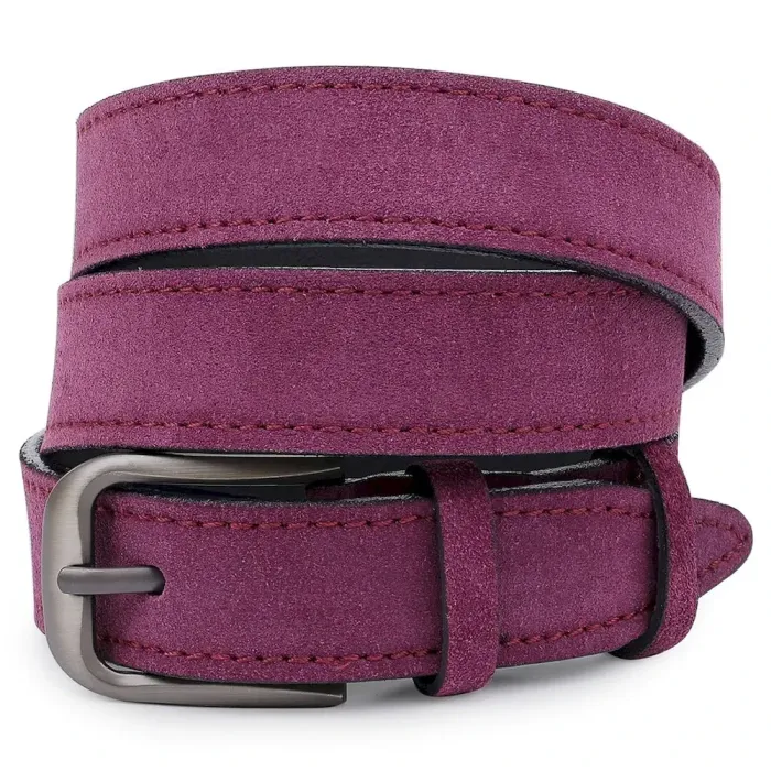 Красивий замшевий ремінь для жінок Vintage 20783