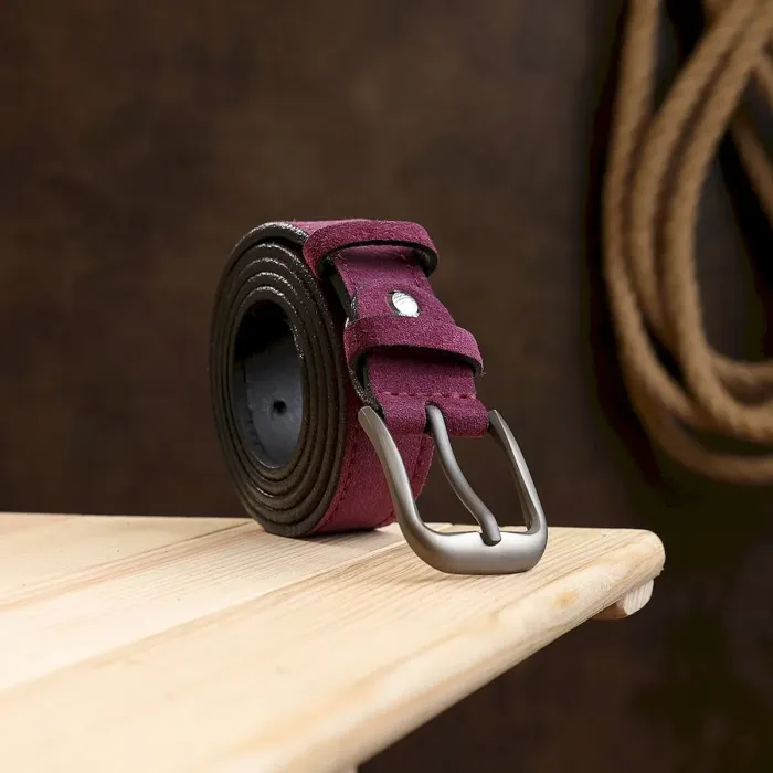 Красивий замшевий ремінь для жінок Vintage 20783