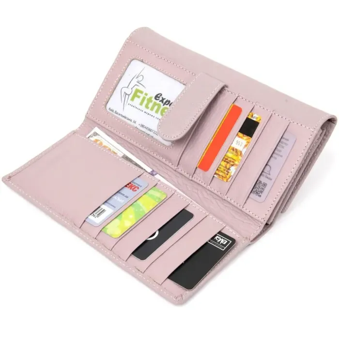 Красивий жіночий гаманець ST Leather 19385 Світло-рожевий
