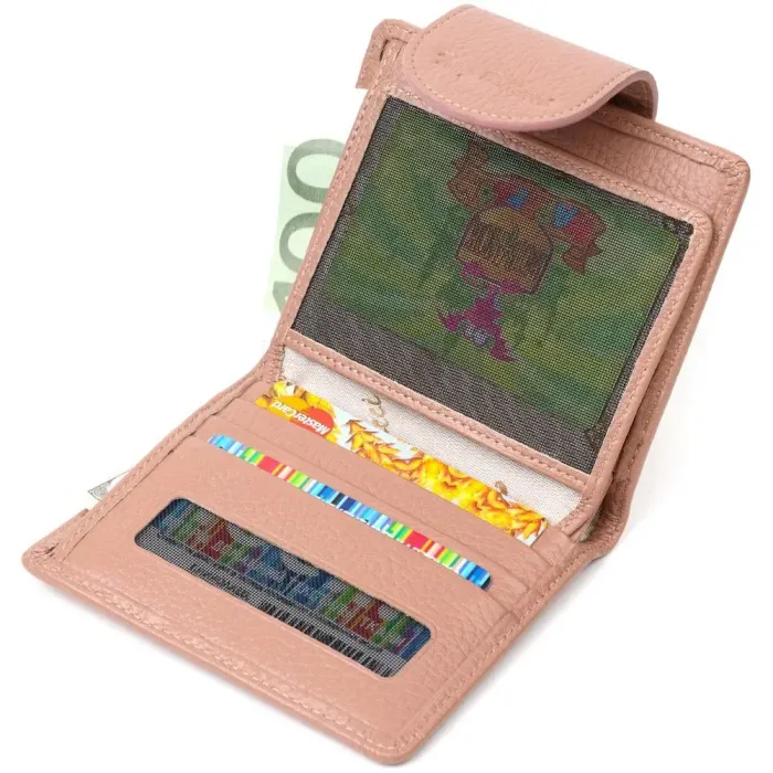 Красивий жіночий гаманець ніжного кольору з натуральної шкіри Tony Bellucci 22020