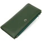 Красивий жіночий гаманець ST Leather 19377 Зелений