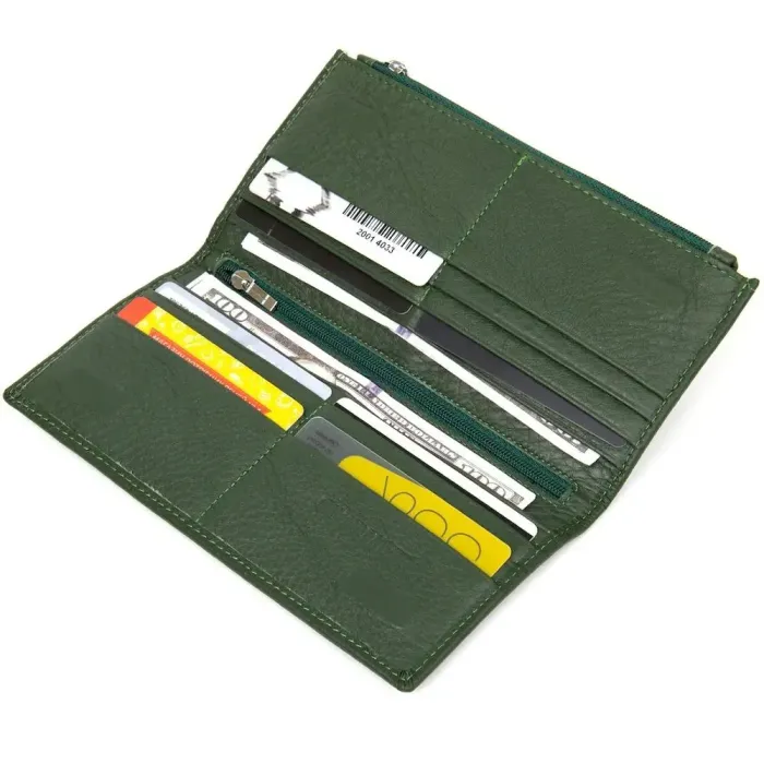 Красивий жіночий гаманець ST Leather 19377 Зелений