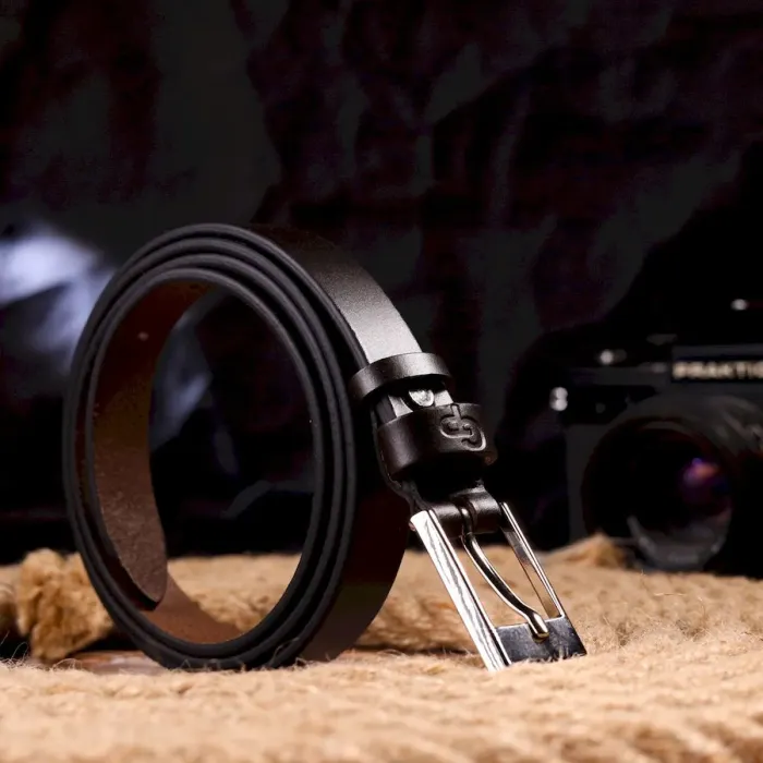 Красивий жіночий ремінь із натуральної шкіри Grande Pelle 21442