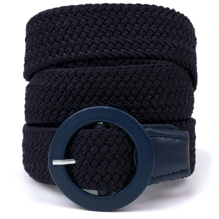 Красивый женский текстильный ремень Vintage 20819 Синий