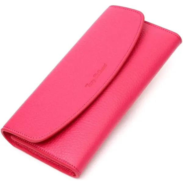 Барвистий жіночий гаманець з монетницею на блискавці з натуральної шкіри Tony Bellucci 21979