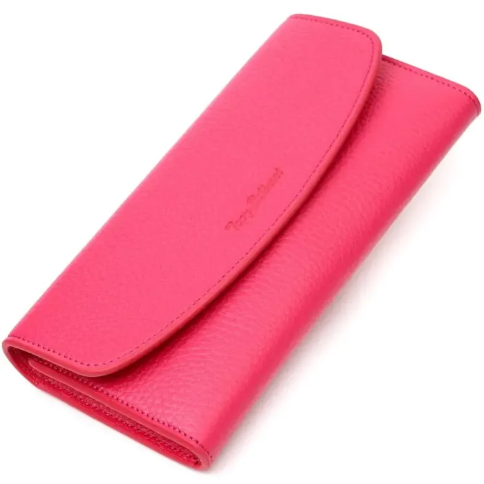 Барвистий жіночий гаманець з монетницею на блискавці з натуральної шкіри Tony Bellucci 21979