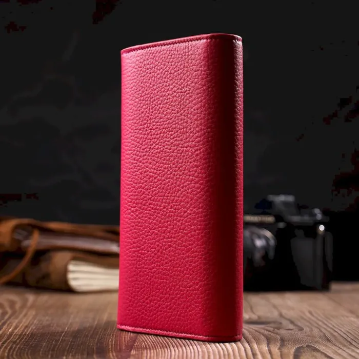 Барвистий жіночий гаманець з монетницею на блискавці з натуральної шкіри Tony Bellucci 21979