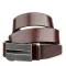 Міцний чоловічий ремінь з автоматичною пряжкою Vintage 20210 Коричневий