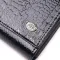 Лаковий жіночий гаманець з візитницею ST Leather 19403 Чорний