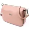 Маленькая женская сумка на плечо KARYA 20846 кожаная Пудровый