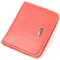 Маленький жіночий гаманець із натуральної шкіри флотар CANPELLINI 21794 Кораловий