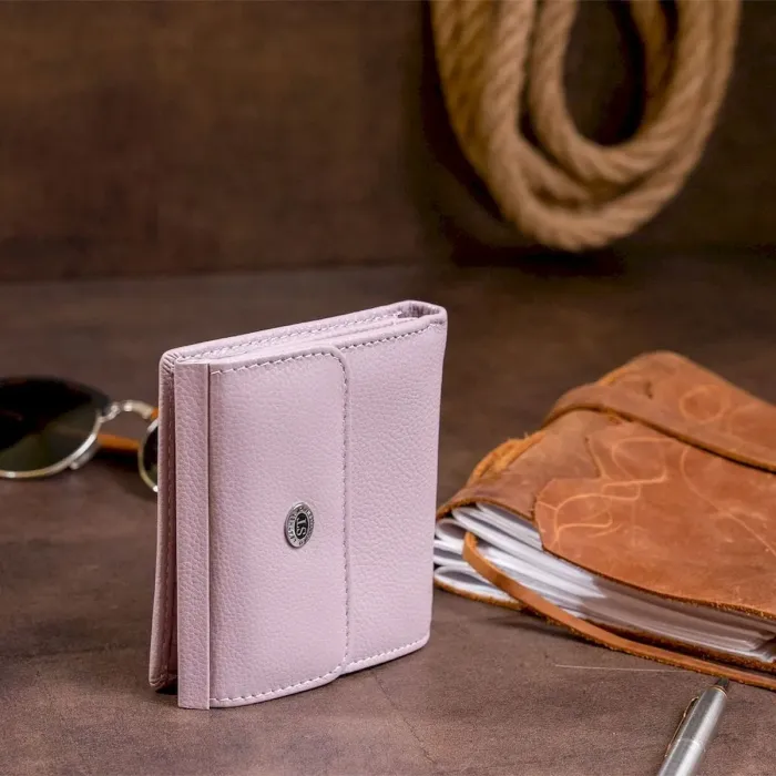 Маленький гаманець з автономною монетницею жіночий ST Leather 19264