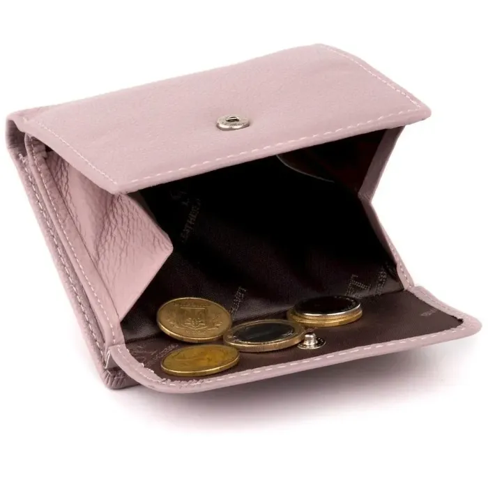 Маленький гаманець з автономною монетницею жіночий ST Leather 19264