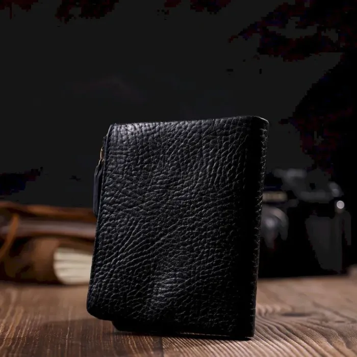 Маленький но вместительный кошелек из натуральной кожи Tony Bellucci 22021 Синий