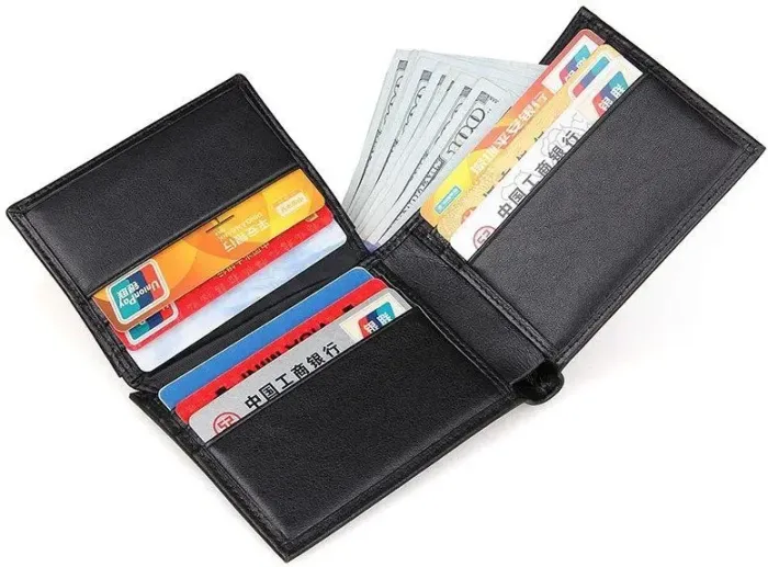 Гаманець чоловічий Vintage 14449 Чорний