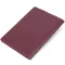 Матовая кожаная обложка на паспорт GRANDE PELLE 11482 Бордовый