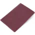 Матовая кожаная обложка на паспорт GRANDE PELLE 11482 Бордовый