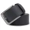 Матовый мужской ремень батал Vintage 20731 Черный