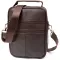 Месенджер чоловічий вертикальний Vintage 20394 Коричневий