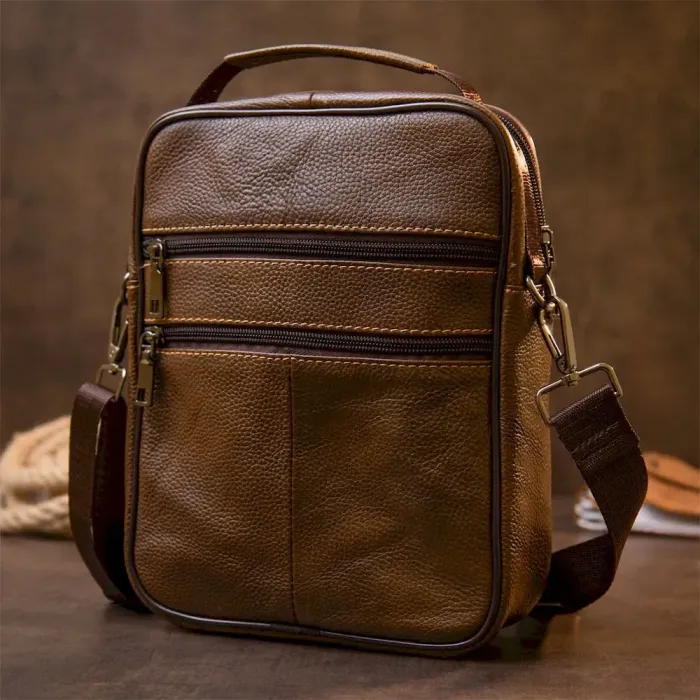 Месенджер чоловічий Vintage 20392 Коричневий