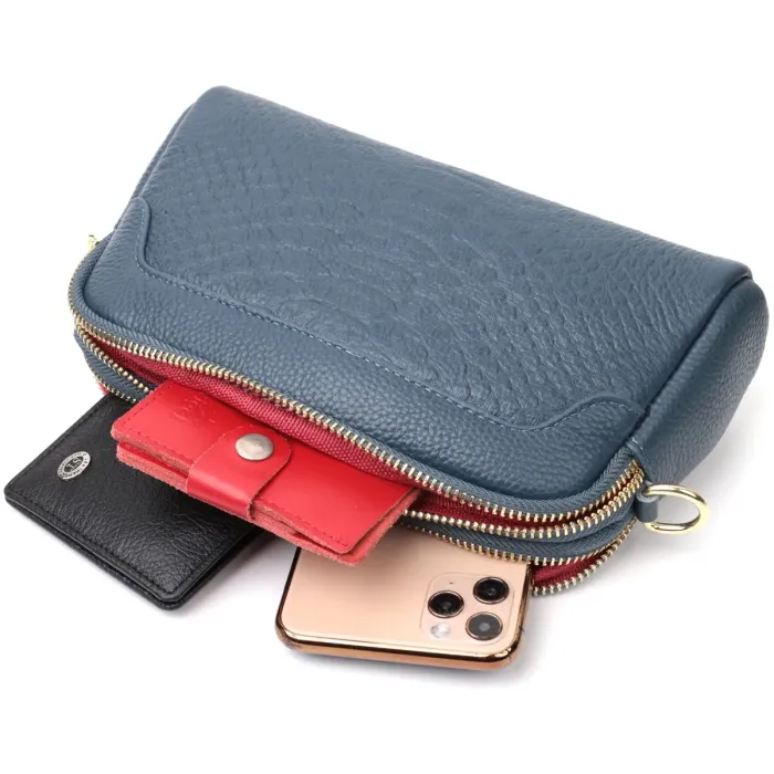 Модна сумка на два відділення з натуральної шкіри Vintage 22355