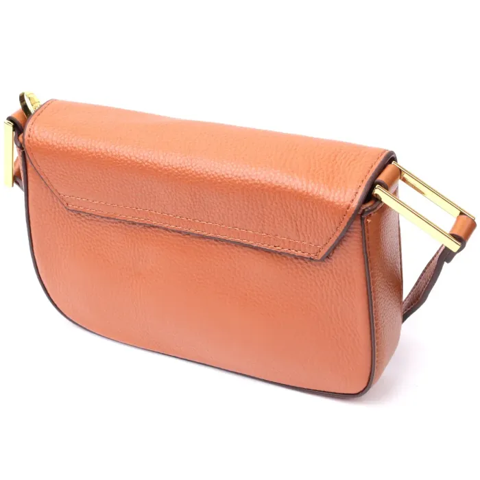 Модна сумка з жорстким каркасом з натуральної шкіри Vintage 22390