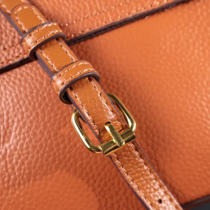 Модна сумка з жорстким каркасом з натуральної шкіри Vintage 22390