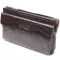 Модний клатч для чоловіків із натуральної фактурної шкіри CANPELLINI 21552 Коричневий