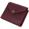 Модний жіночий гаманець з монетницею із матової натуральної шкіри GRANDE PELLE 16805 Бордовий