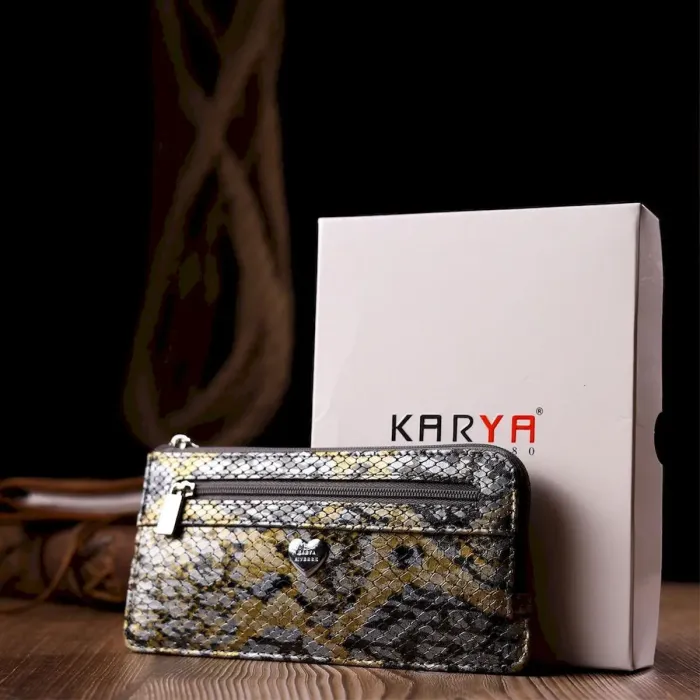 Молодіжна ключниця з натуральної фактурної шкіри KARYA 21197