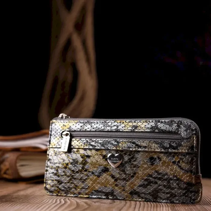 Молодіжна ключниця з натуральної фактурної шкіри KARYA 21197