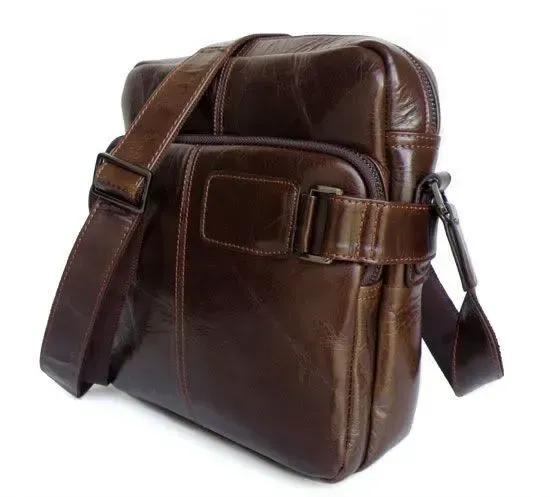 Сумка чоловіча Vintage 14095 Коричнева