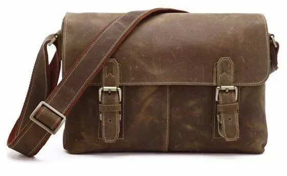 Сумка чоловіча Vintage 14083 через плече Коричнева