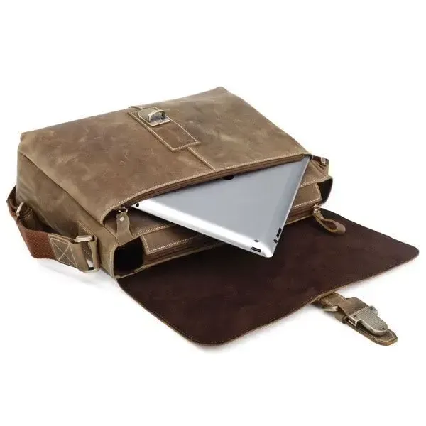 Сумка чоловіча Vintage 14090 Коричневий