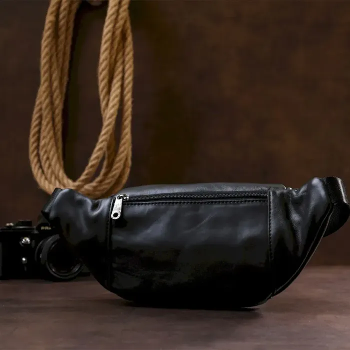 Чоловічі шкіряні сумки Vintage 20487 Чорний