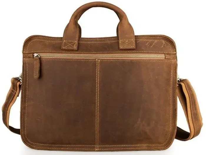 Портфель Vintage 14081 із вінтажної шкіри Коричневий