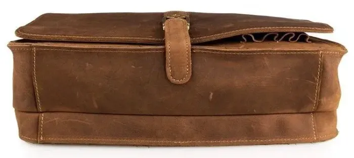 Портфель Vintage 14081 із вінтажної шкіри Коричневий