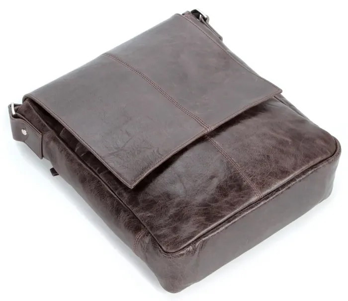 Сумка SHVIGEL 00796 шкіряна Коричнева