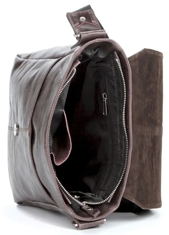 Сумка SHVIGEL 00796 шкіряна Коричнева