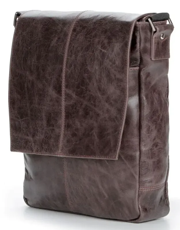 Сумка SHVIGEL 00796 шкіряна Коричнева