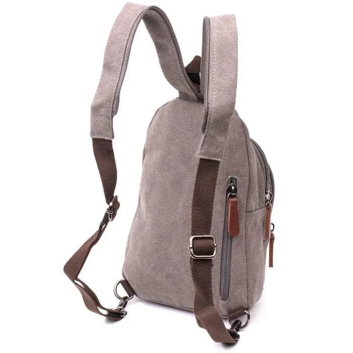 Чоловіча текстильна сумка через плече з ущільненою спинкою Vintagе 22173