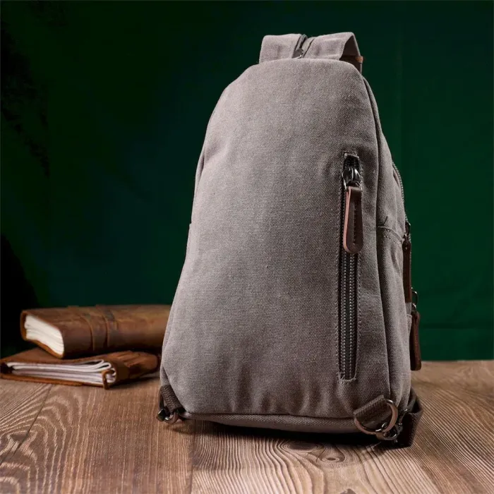 Чоловіча текстильна сумка через плече з ущільненою спинкою Vintagе 22173