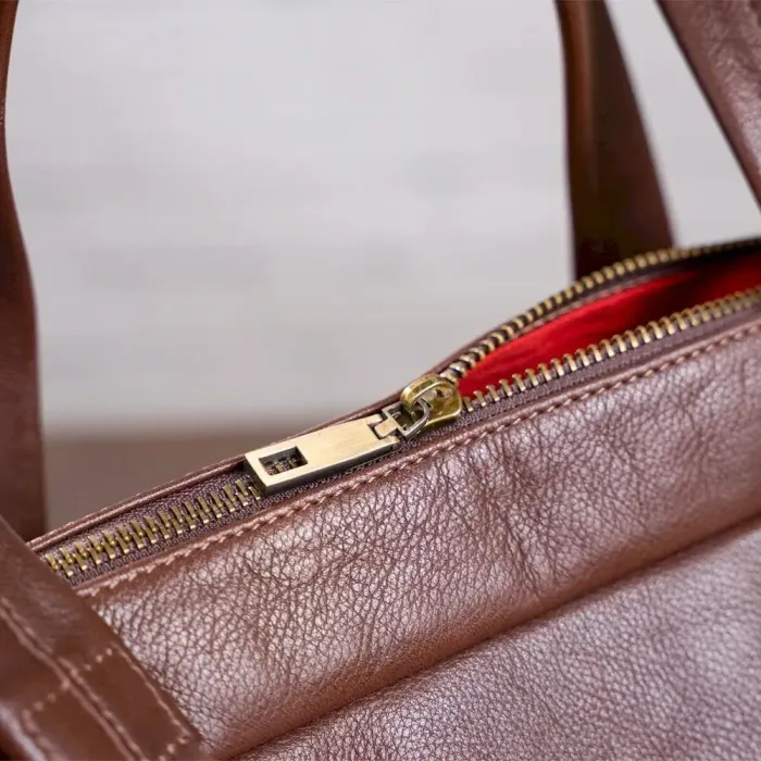 Чоловіча сумка для ноутбука SHVIGEL 19109 Коричнева