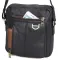 Сумка чоловіча Vintage 14436 через плече Чорна