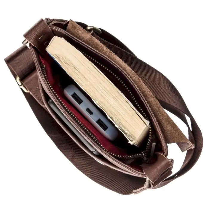 Чоловіча шкіряна сумка планшетка SHVIGEL 19114