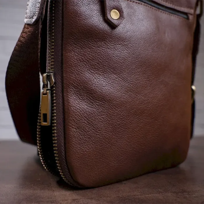 Чоловіча шкіряна сумка планшетка SHVIGEL 19114