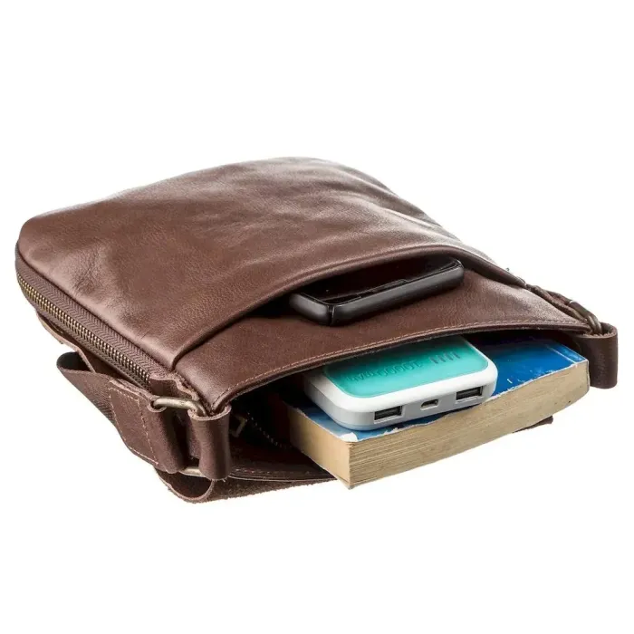 Чоловіча шкіряна сумка планшетка SHVIGEL 19114