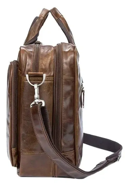 Чоловіча шкіряна сумка Vintage 14769