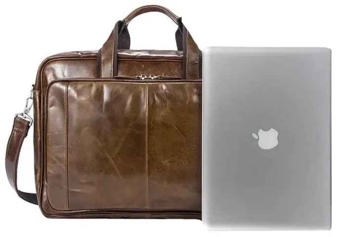 Чоловіча шкіряна сумка Vintage 14769