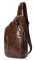Мужская сумка-слинг кожаная 20340 Vintage Коричневая